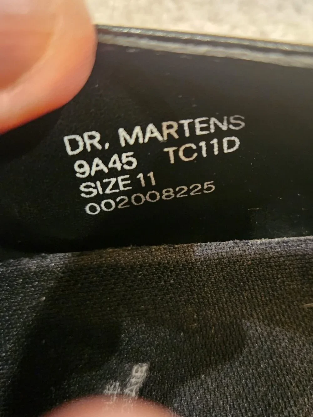 Dr Martens Vintage 9A45 Industrial Slip On Made in England Men's UK11
